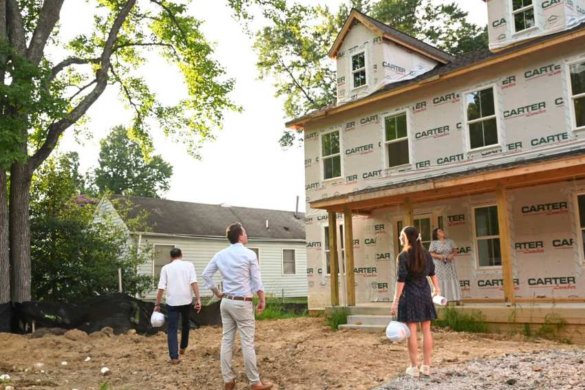 process to build a custom home in arlington and alexandria