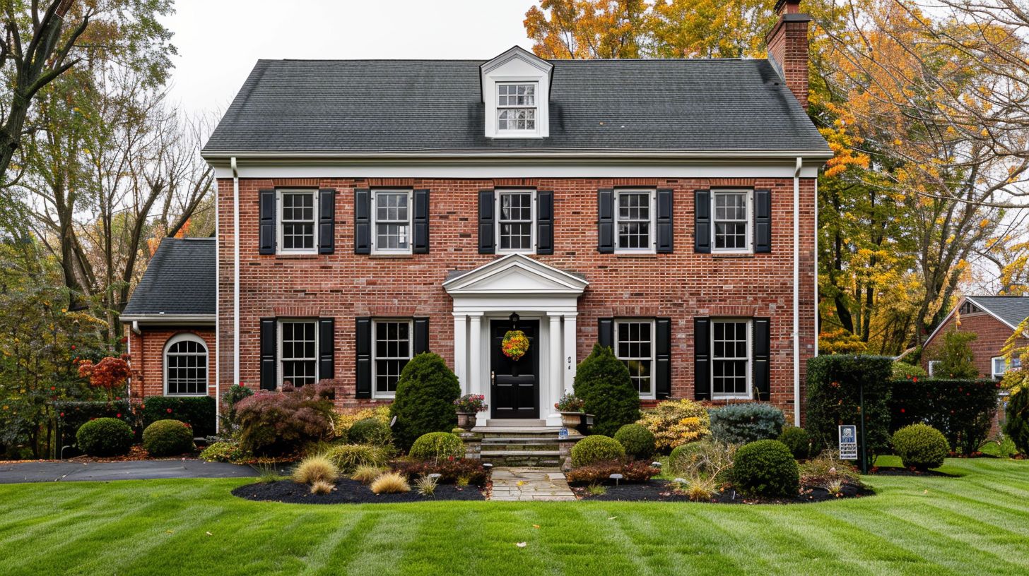 Custom home exterior