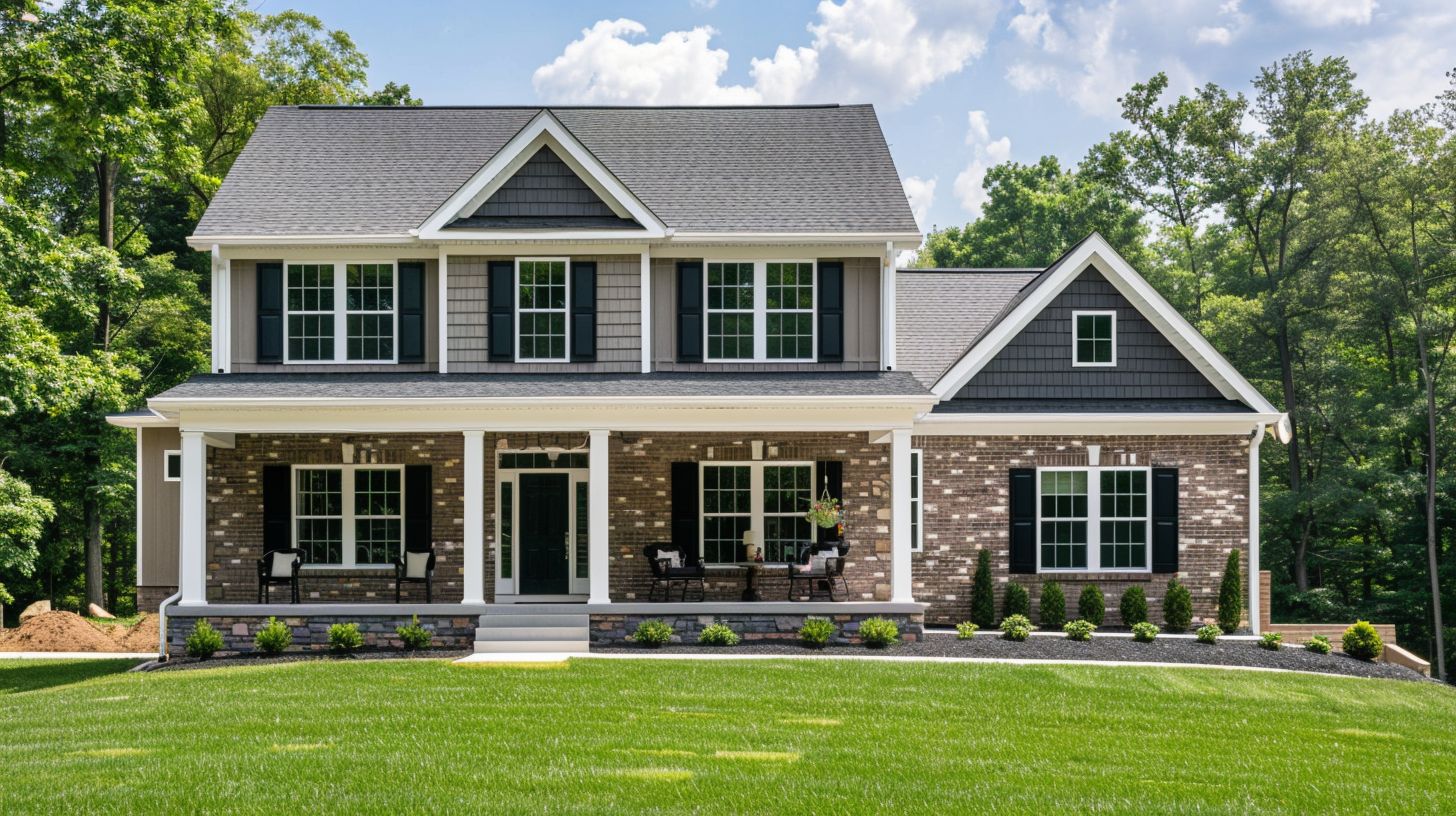 Custom home exterior