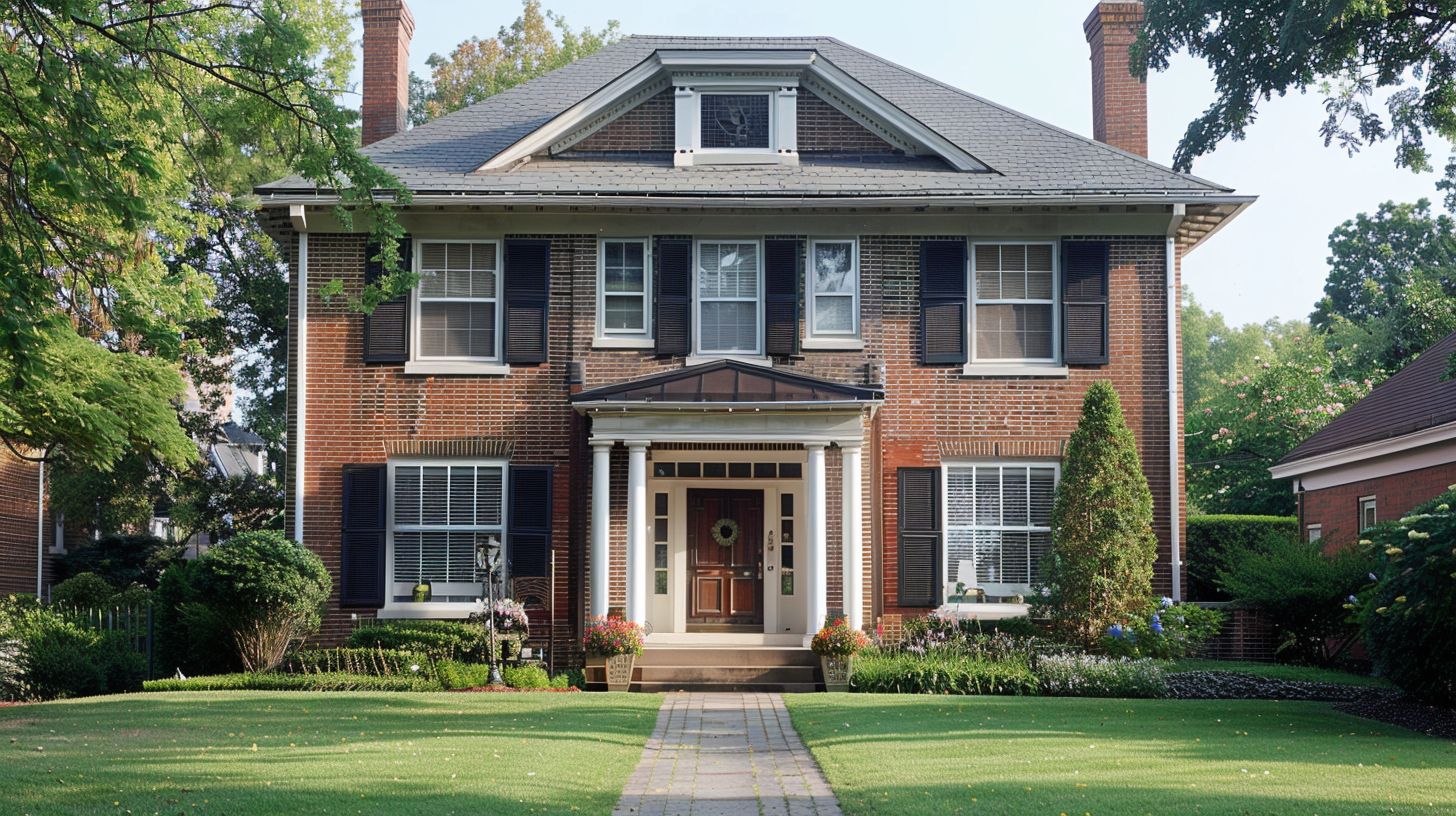 Custom home exterior