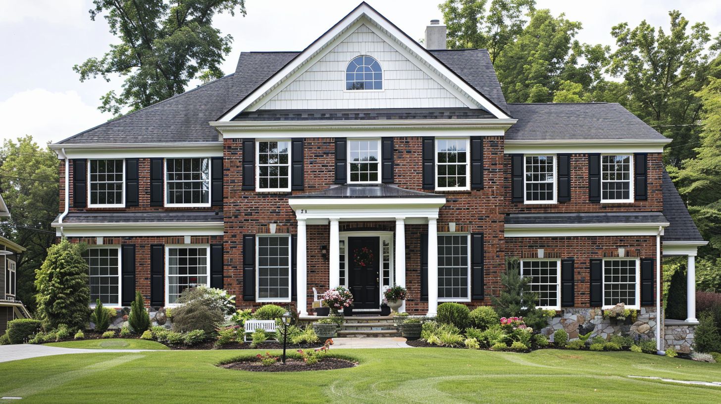 Custom home exterior