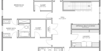 Upper level floor plan, 2253 sq ft, 2715 S Hayes St Arlington VA